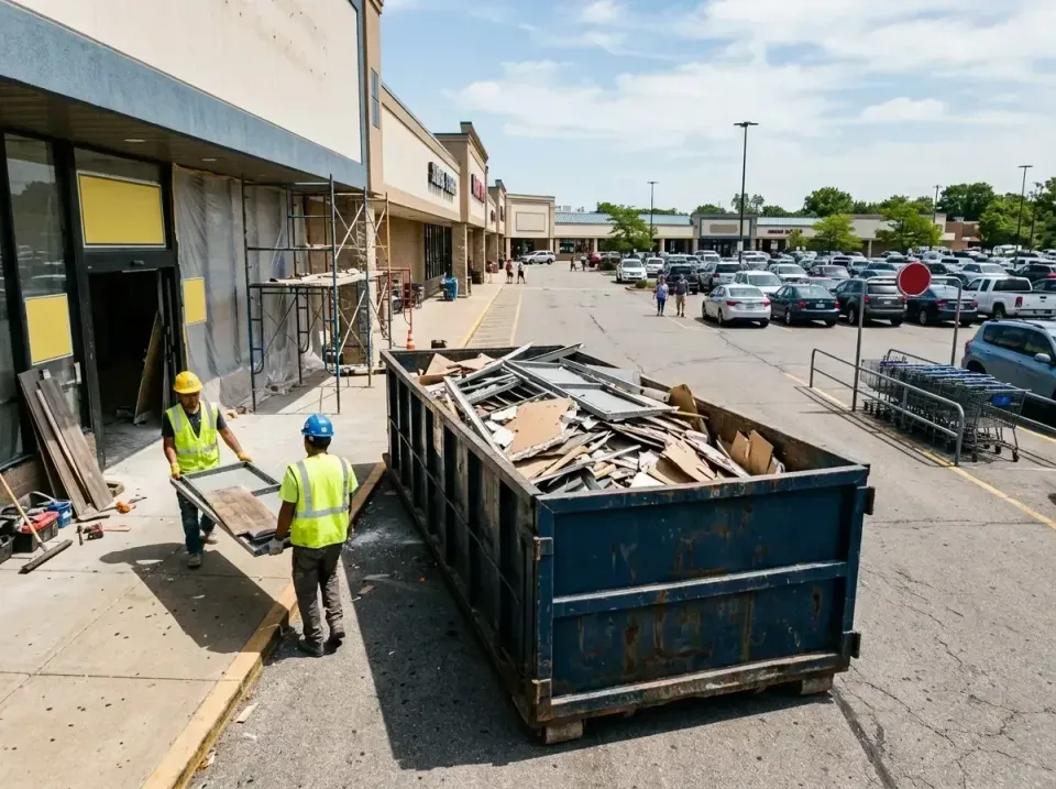 retail-store-renovation-debris-003 — frequently asked questions, Roll-off Dumpster Rentals in Collinsville, AL